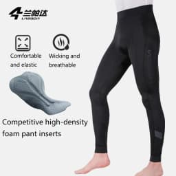 LAMEDA Men's Pants Thin Cycling Pants Breathable Cycling Trousers Bib Pants With 4h Pant Pad Cycling Gears