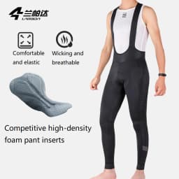 LAMEDA Men's Pants Thin Cycling Pants Breathable Cycling Trousers Bib Pants With 4h Pant Pad Cycling Gears