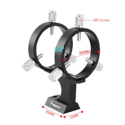 50mm Full Metal Finder Scope Bracket Guide Scope Mount Astronomical Telescope Accessories