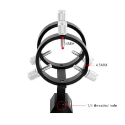 50mm Full Metal Finder Scope Bracket Guide Scope Mount Astronomical Telescope Accessories