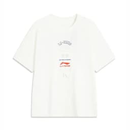 Li-Ning Men's Sports Style T-Shirt AT DRY FREEZE Reguler Fit 75%Cotton 25%Polyester LiNing Short Sleeve Tee Tops AHSV163