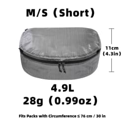 [HODR] STASHLITE Packing Pods Ultralight Dyneema™ 1.6 Oz Waterproof Stuff Sack Cuben Fiber DCF Organizer Pouch for Backpacking