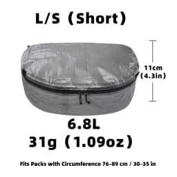 [HODR] STASHLITE Packing Pods Ultralight Dyneema™ 1.6 Oz Waterproof Stuff Sack Cuben Fiber DCF Organizer Pouch for Backpacking