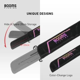 Booms Fishing PB3 Fishing Rod Bag Pole Storage Case 130 cm to 215 cm Folding Apply Fishing Tools Reel Rods Bags Cases