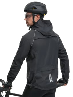 BERGRISAR Waterproof Running Cycling Jacket for Men Breathable Bike Rain Jacket Bicycle Coat Clothing Windbreaker