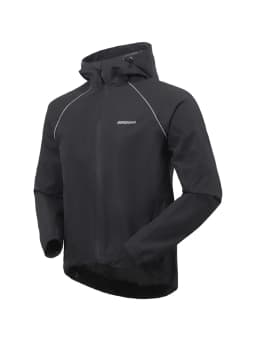 BERGRISAR Waterproof Running Cycling Jacket for Men Breathable Bike Rain Jacket Bicycle Coat Clothing Windbreaker