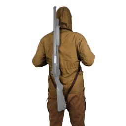 Tourbon Hunting Accessories Gun Double Shoulder Strap Rifle Carry Strap Padded Neoprene Rubberized Non-slip Brown