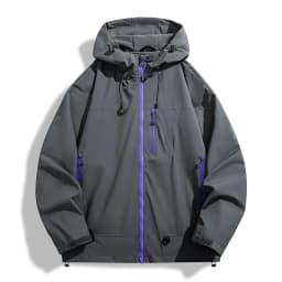 JNLN Unisex Waterproof Windbreaker Outdoor Sport Windproof Single-Layer Jacket Men Women Hiking Climbing Trekking Rain Coat