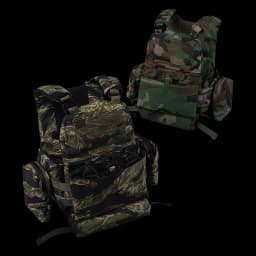 Tactical V5 PC Plate Carrier Set Ferro Style Hunting Plate Carrier Tiger with Elastic Waistband Triple Mag Pouch Airsoft Gear