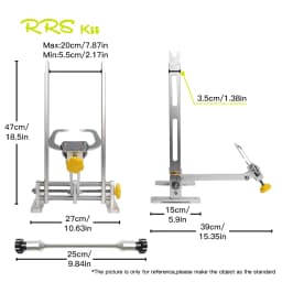 Rrstit Bicycle Wheel Truning Stand Rims Correction Stand Bicycle Calibration Stand MTB Road Bike Wheel Repairing Tools