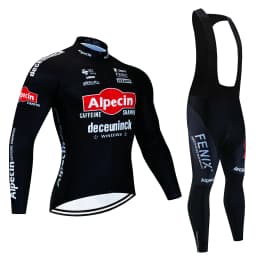 2025Alpecin Autumn Cycling Jersey Set Long Sleeve Quick Dry Cycling Clothing Bike Uniform MTB Clothes Bicycle Wear Ropa Ciclismo