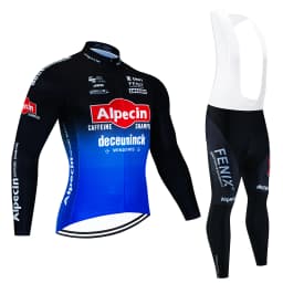 2025Alpecin Autumn Cycling Jersey Set Long Sleeve Quick Dry Cycling Clothing Bike Uniform MTB Clothes Bicycle Wear Ropa Ciclismo