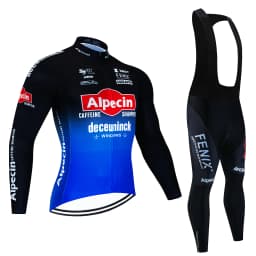 2025Alpecin Autumn Cycling Jersey Set Long Sleeve Quick Dry Cycling Clothing Bike Uniform MTB Clothes Bicycle Wear Ropa Ciclismo