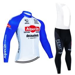 2025Alpecin Autumn Cycling Jersey Set Long Sleeve Quick Dry Cycling Clothing Bike Uniform MTB Clothes Bicycle Wear Ropa Ciclismo