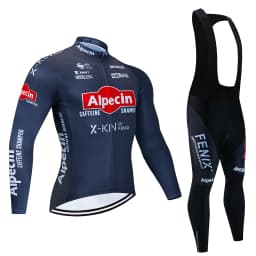 2025Alpecin Autumn Cycling Jersey Set Long Sleeve Quick Dry Cycling Clothing Bike Uniform MTB Clothes Bicycle Wear Ropa Ciclismo