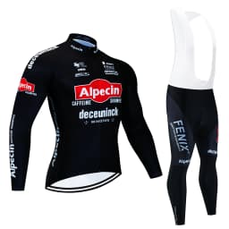 2025Alpecin Autumn Cycling Jersey Set Long Sleeve Quick Dry Cycling Clothing Bike Uniform MTB Clothes Bicycle Wear Ropa Ciclismo
