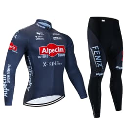 2025Alpecin Autumn Cycling Jersey Set Long Sleeve Quick Dry Cycling Clothing Bike Uniform MTB Clothes Bicycle Wear Ropa Ciclismo