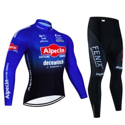 2025Alpecin Autumn Cycling Jersey Set Long Sleeve Quick Dry Cycling Clothing Bike Uniform MTB Clothes Bicycle Wear Ropa Ciclismo