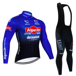 2025Alpecin Autumn Cycling Jersey Set Long Sleeve Quick Dry Cycling Clothing Bike Uniform MTB Clothes Bicycle Wear Ropa Ciclismo