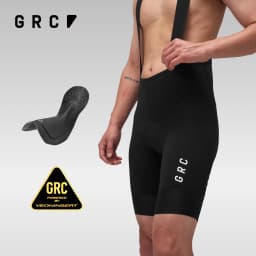 GRC Men's Classic Bib Shorts Cycling Apparel Compression Quick Dry Bibs Cycling Wear for Men