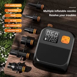 Rechargeable SUP Air Pump 25PSI Electric Paddle Board Pump Portable Electric Pump for Inflatable Paddle Board Kayaks Boats