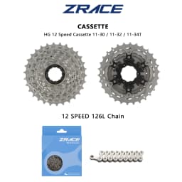 LTWOO RX Rim Brake 2x12 Speed 24S Carbon Fiber Road Bike Groupset, ZRACE R700 Rim Brake Calipers 11-30 11-34 Cassette, 12S Chain
