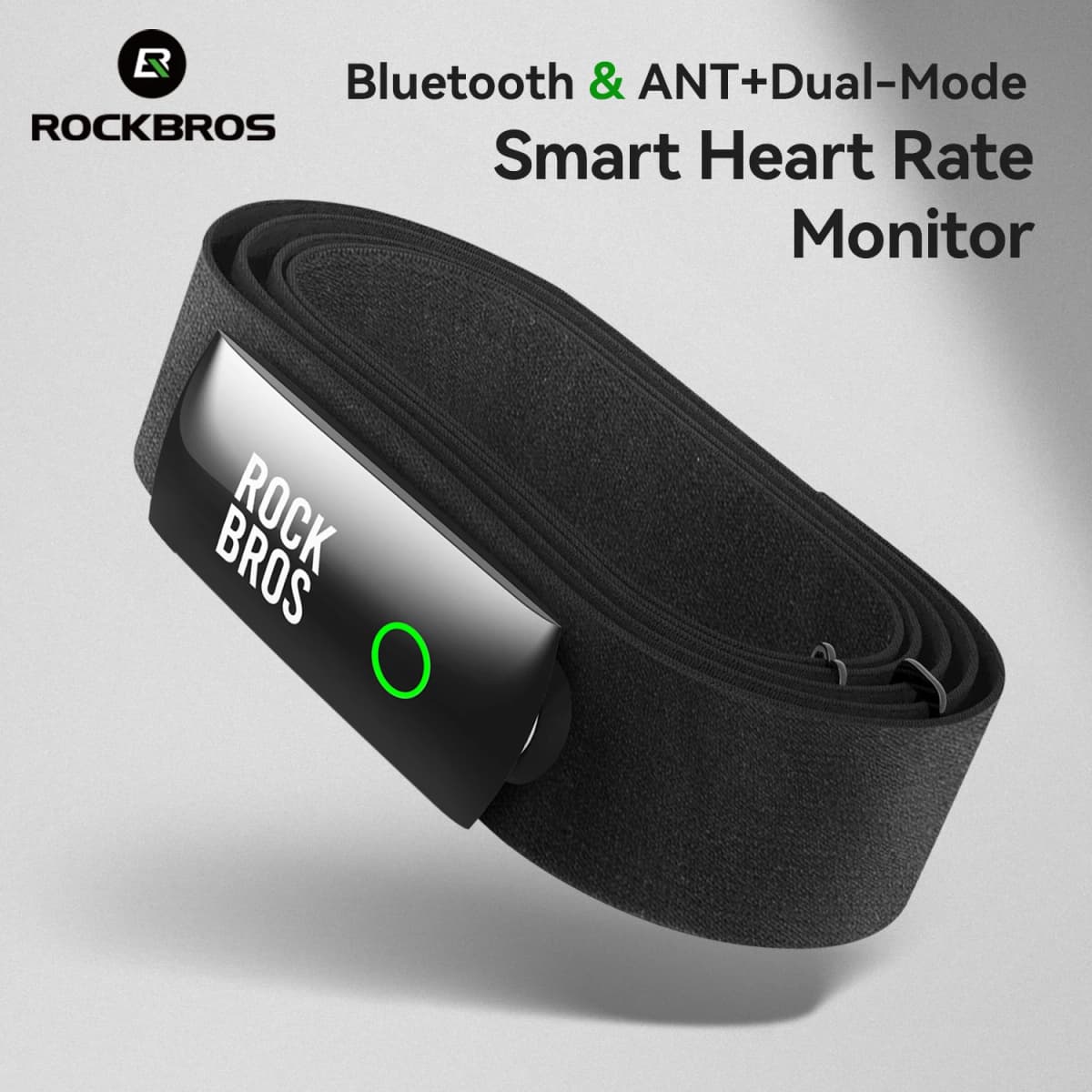 ROCKBROS Bicycle Heart Rate Sensor Bluetooth 4.0 ANT+ Chest Wear Strap Heart Rate Monitor For Garmin Wahoo GPSPORT Bike Computer