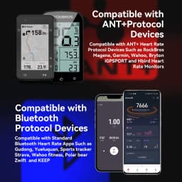 ROCKBROS Bicycle Heart Rate Sensor Bluetooth 4.0 ANT+ Chest Wear Strap Heart Rate Monitor For Garmin Wahoo GPSPORT Bike Computer