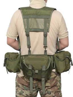 Russian Green Ruin Tactical Vest Multifunctional Molle System