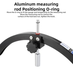 TOOPRE Bicycle Wheel Centering Alignment Gauge Tool Dish Dishing Tool for 12in To 29in Wheelset Bicycle Repair Tools