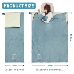 Naturehike NatureSea Series Sleeping Bag Adult Outdoor Camping Summer Lightweight Portable Quilt Dual-use Multifunction Poncho