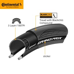 Continental Grand Prix Bicycle Road Tires 700c Tube Type Clincher Bike Tyre 700 X 28C/30C BlackChili Compound Bike Accessories