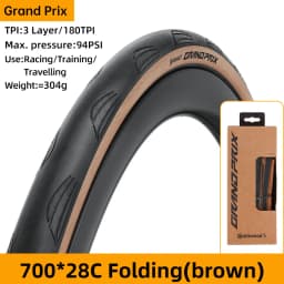 Continental Grand Prix Bicycle Road Tires 700c Tube Type Clincher Bike Tyre 700 X 28C/30C BlackChili Compound Bike Accessories