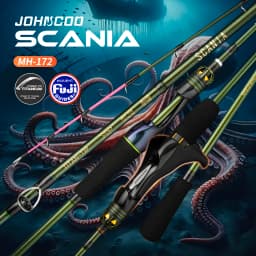 Johncoo 1.72m MH octopus Fishing rod with gun Grip Fuji rings light weight Boat fishing rod Casting fishing rod High Quality