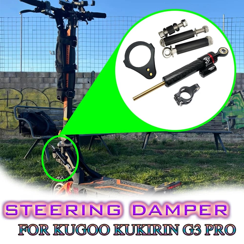 Original Directional Steering Damper Bracket Kit For Kugoo Kukirin G3 Pro Electric Scooter Increase Speed Stability Safety Parts