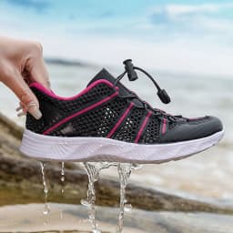 Women Men Aqua Shoes with Drainage Holes Creek River Tracing Shoes Amphibious Water Wading Upstream Outdoor Canyoning Camping
