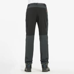 JNLN Men Winter Fleece Pants Warm Waterproof Hiking Pants Outdoor Camping Climbing Skiing Soft Shell Windproof Rain Trousers