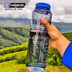 Nalgene 1500ml Wide Mouth Water Bottle Large Capacity Tritan Outdoor Sports Cup 1.5L Leakproof for Camping Hiking Durable Safe