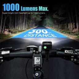 1000 Lumens Bike Helmet Light USB Charging Waterproof Flashlight Bicycle Headlight LED Front Lamp MTB Road Cycling Accessories
