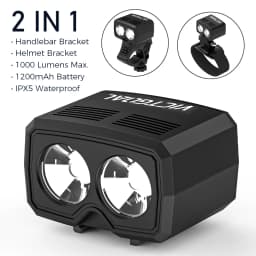 1000 Lumens Bike Helmet Light USB Charging Waterproof Flashlight Bicycle Headlight LED Front Lamp MTB Road Cycling Accessories