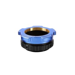 M54*1mm Male to 2 Inch Aluminum Alloy Coaxial Lock Eyepiece Adapter Astronomical Accessories