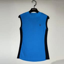 PL Korean Golf Clothing Women Sleeveless Knitted Shirt Slim Golf Tank Tops Ladies High Waist Tennis Skirts Pleated Leisure Skort