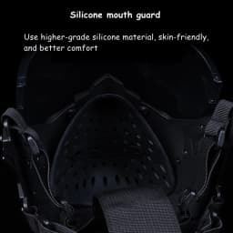 Airsoft Mask Detachable Anti-fog Lens Motorcycle Sports Cyberpunk Full Face Masks Tactical Paintball Hunting CS Face Mask
