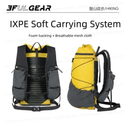 3F UL GEAR Koala Outdoor UHMWPE Backpack Ultralight Camping 20+5L Backpack IXPE Soft Back Unisex Traveling Hiking Mountaineering