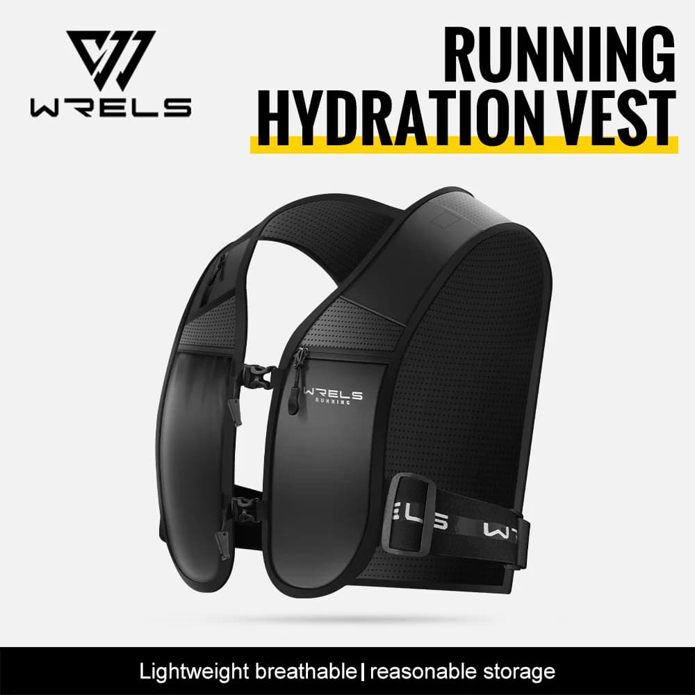 WRELS Running Hydration Vest Backpack Marathoner Running Race Hydration Lightweight Running Vest Hiking Bag Hydration Vest