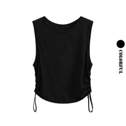 DRUR Women Summer Yoga Tops Lightweight Racerback Workout Shirts Loose Sleeveless Fitness Athletic Pullover Beach Sports Tee New