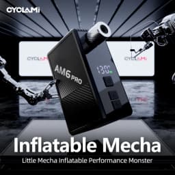 130 PSI Bicycle Automatic Electric Air Pump Outdoor Portable Tire Inflator Bike Tire Pressure Display FV AV CYCLAMI AM6 Pro