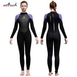 Wetsuit Women Men 3mm Neoprene Dive Wet Suit for Cold Water Full Body Thermal Swimsuit for Adults Snorkel Scuba Diving Suits