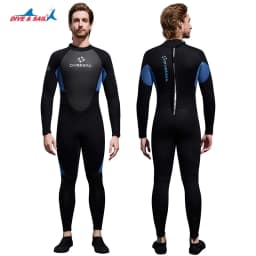 Wetsuit Women Men 3mm Neoprene Dive Wet Suit for Cold Water Full Body Thermal Swimsuit for Adults Snorkel Scuba Diving Suits