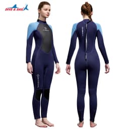 Wetsuit Women Men 3mm Neoprene Dive Wet Suit for Cold Water Full Body Thermal Swimsuit for Adults Snorkel Scuba Diving Suits